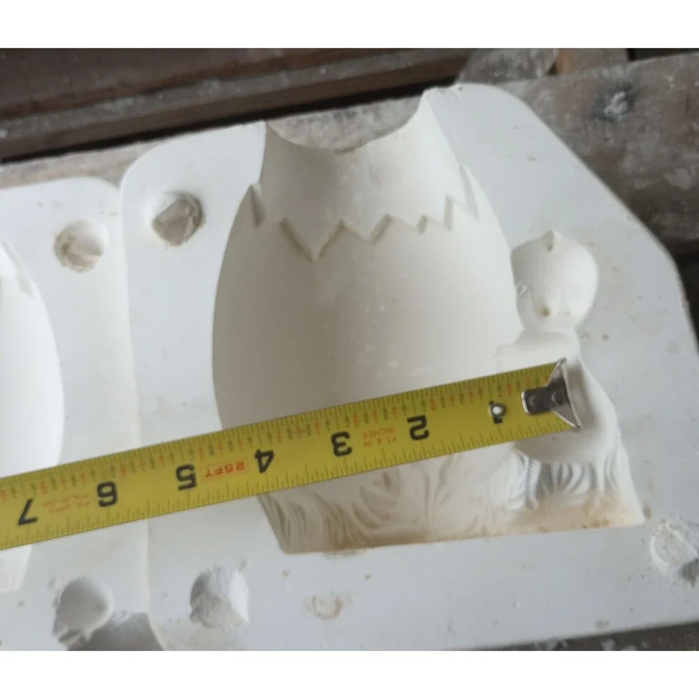 Duncan Chick and Egg Vase Slip Mold